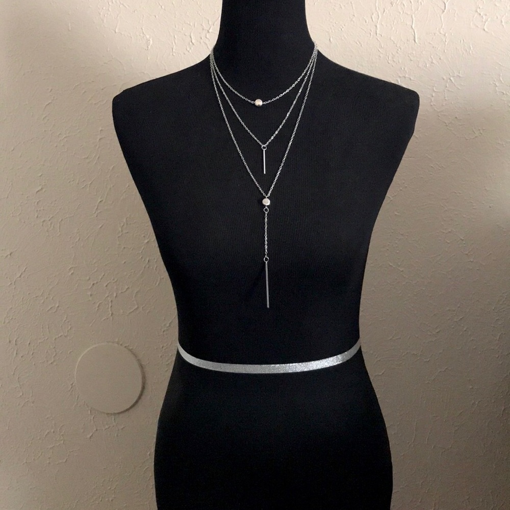 🏆HOST PICK🏆☀️NEW☀️Sexy Silver Necklace - Picture 3 of 6